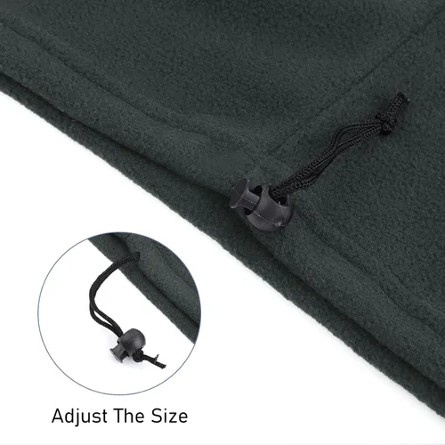 Miniatura 3 de WLLHYF Neck Gaiters for Men, Fleece Winter Neck Warmer Windproof Face Covering Warmer Face Scarf