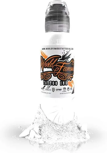 Miniatura 2 de Tinta White Tattoo de fama mundial, tinta vegana y profesional, fabricada en Estados Unidos, White House, 0.5 onzas