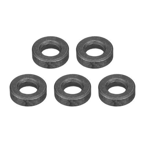 Miniatura 43 de Uxcell Arandela plana de acero al carbono para pernos M8, 10 piezas M8 x 16 x 1.5mm, aleación de acero negro oxidado de grado 8.8, sujetadores