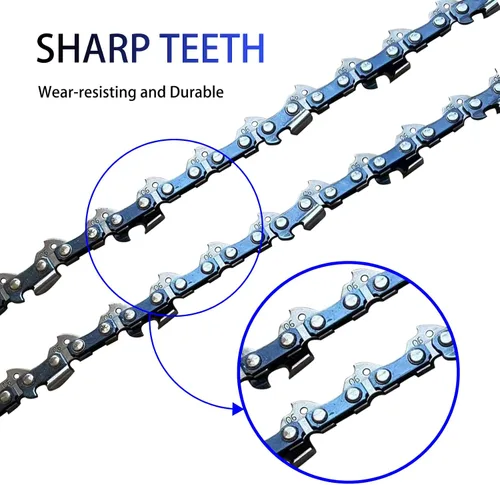 Miniatura 4 de 2 cadenas de motosierra de 12 pulgadas para motosierra Dewalt 20V DCCS620B, DCCS620P1, cadena de repuesto para motosierra BLACK+DECKER LCS1240