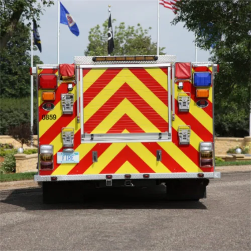 Miniatura 5 de Rollo de cinta reflectante roja 3M de 6" x 75', cinta microprismática de grado diamante 983-72NL para EMS, vehículos de emergencia y vehículos