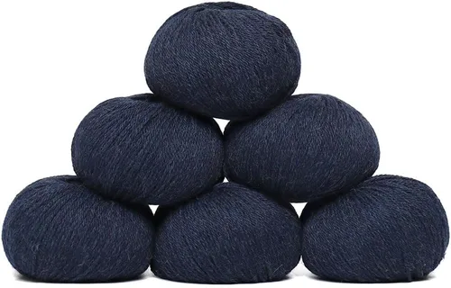 Miniatura 84 de 100% Hilo de Lana de Alpaca Bebé (Juego de 3 Madejas, 150 Gramos) Peso DK - Hecho en Perú - Celestialmente Suave y Perfecto para Tejer y Ganchillo