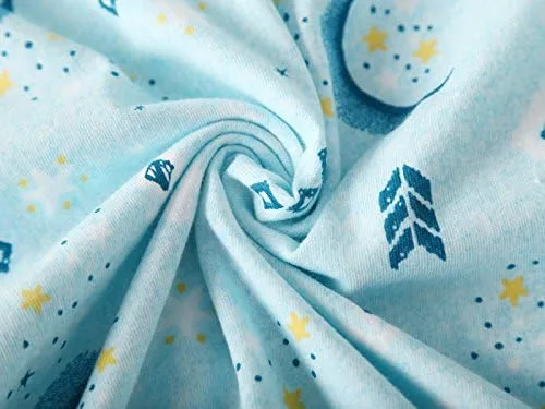 Miniatura 6 de PNAEONG Camisón de algodón para mujer, ropa de dormir de manga corta, camisa casual con estampado