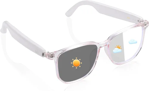 Miniatura 12 de Lentes inteligentes para mujeres y hombres, gafas de luz azul Bluetooth con lentes de sol polarizadas UV400 adicionales, compatibles
