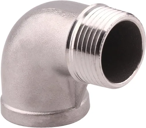 Miniatura 3 de Codo de calle 90 grados, rosca macho x hembra NPT de 1 pulgada SUS304