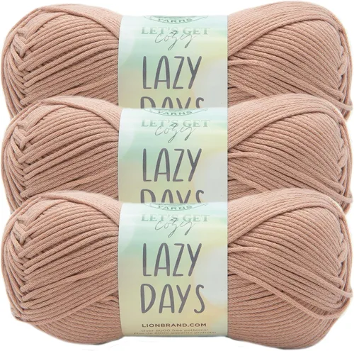 Miniatura 25 de Lion Brand Lazy Days - Ovillo de lana para principiantes, para tejer, ganchillo y manualidades, color Bluebell, 1 unidad