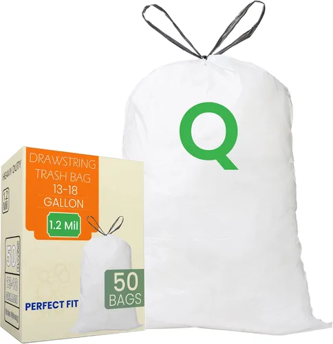 Miniatura 23 de Code H - Bolsas de basura resistentes con cordón de 8 a 9 galones compatibles con simplehuman Code H - Bolsas de basura de 8-9 galones