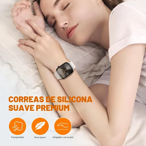 Miniatura 5 de BXUXOHS - Bandas deportivas magnéticas para Apple Watch de 40mm, 38mm, 41mm, 42mm, 44mm, 45mm, 46mm, iWatch para mujeres y hombres, correa