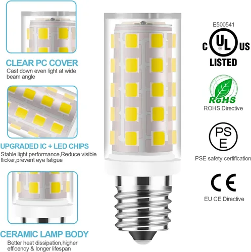 Miniatura 3 de Bombilla LED con rosca tipo 7/16, base sin parpadeo, 4 W, se adapta a muchos hermanos/Bernina para máquina de coser, reemplaza la lámpara halógena