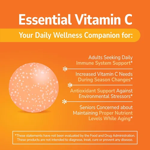 Miniatura 3 de 21st Century Vitamina C 500 mg Tabletas masticables, Naranja, 110