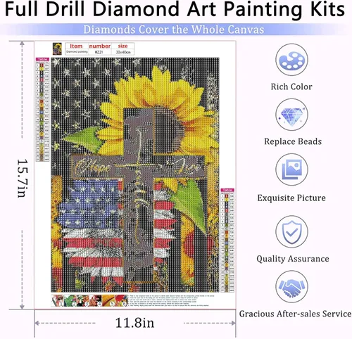 Miniatura 3 de YUE ZHE Kits de arte de diamantes de mariposa para adultos, kits de arte de diamantes de bricolaje con cruz de taladro completo, kits de pintura