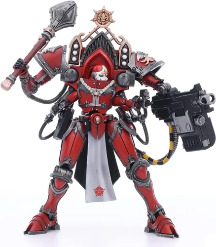 JOYTOY 1/18 Figuras de acción Warhammer 40k Mecha Joy Toy Model Toys Red Adepta Sororitas Paragon Warsuit Sister Merewal