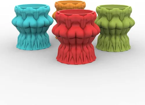 Miniatura 3 de Molde de maceta para cemento, silicio, bricolaje, moldes para jarrones, plantas de hormigón, hechas a mano, herramienta de decoración del hogar