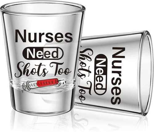 Patelai Nurse Need Shots Too, divertido regalo de cristal para mujeres y hombres, mamá, hermana o amigo, regalo para enfermería, graduación,
