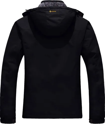 Miniatura 2 de GEMYSE Chaqueta de esquí impermeable para hombre, con aislamiento de invierno, resistente al viento, con capucha, Nieve