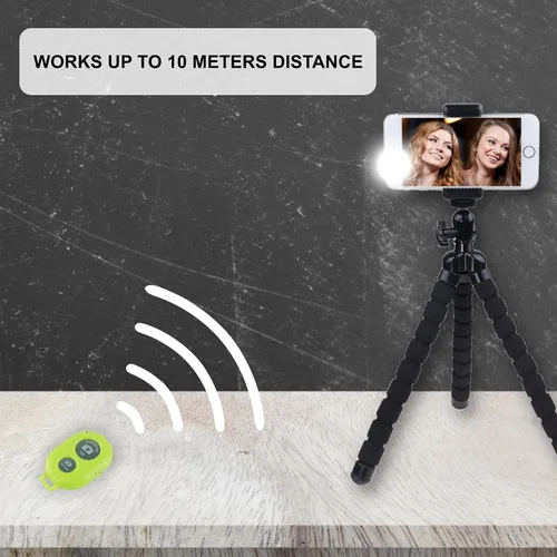 Miniatura 5 de CamKix control remoto inalámbrico para cámara con obturación y Bluetooth para teléfonos inteligentes – crea increíbles fotos y autofotos., Verde