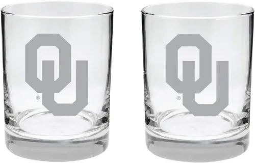 Miniatura 15 de Texas A&M Aggies - Juego de 2 vasos (2 caras), acabado satinado, roca (o whisky)