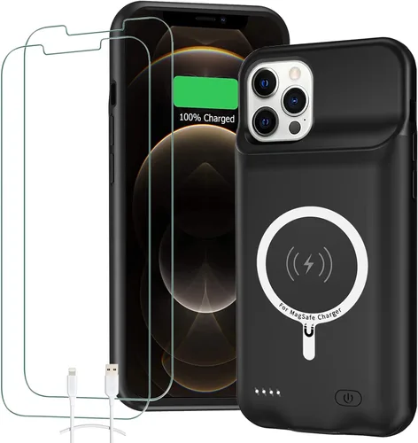 Miniatura 14 de Funda de batería para iPhone 6/6s/7/8/SE 2/3ª generación, cargador portátil de 10000 mAh, batería recargable, funda de carga compatible con iPhone