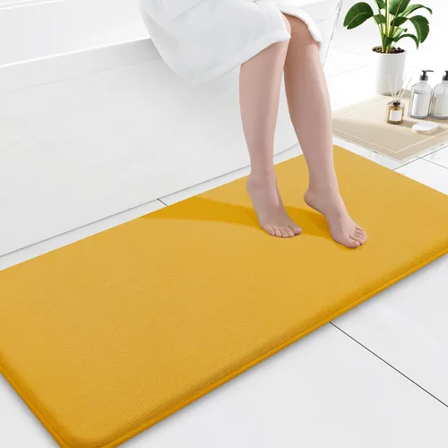Miniatura 82 de Smiry Tapetes de Baño de Espuma Viscoelástica 36 x 24 pulgadas, Tapetes de Baño Extra Suaves y Absorbentes, Alfombra Antideslizante Lavable