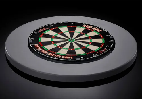 Miniatura 4 de Viper by GLD Products Guardian Dartboard Surround Sisal/Bristle - Protector de pared de diana con punta de acero Gris
