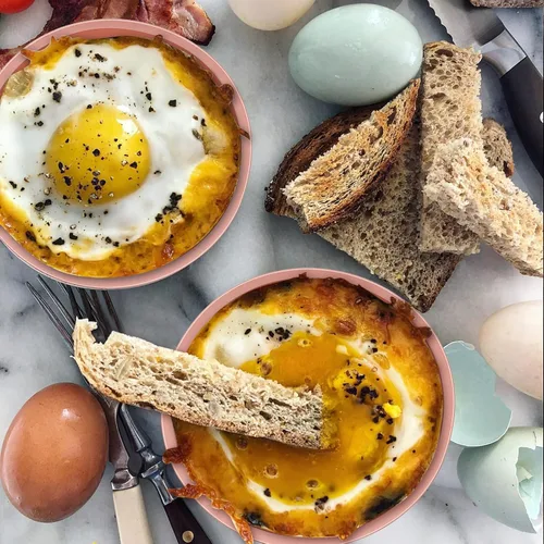 Miniatura 6 de Cocedor de Huevos de Silicona para Microondas, Paquete de 3 Moldes de Huevo para Freidora de Aire Fabricante de Eggwich, Tazas Individuales de Huevo