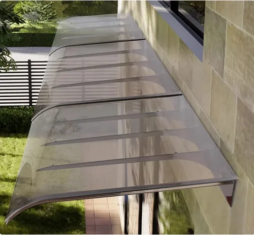 Miniatura 2 de Toldos de exterior para ventana de patio, toldo para puerta, L: 16, 20, 32, 40, 48 pulgadas, toldo para porches, pérgola, techo de garaje, hoja