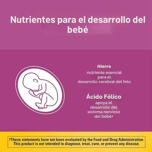 Miniatura 3 de Nature Made Suplemento alimenticio Prenatal + DHA 200 mg, 60 cápsulas suaves, 1435, 1