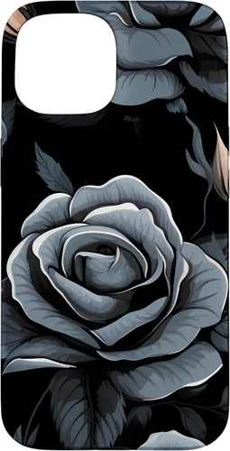 Miniatura 6 de Black Rose Floral Flower Case for iPhone 16