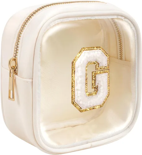 Miniatura 40 de KOTORA Bolsa de Maquillaje Inicial, Bolsa de Viaje de Artículos de Aseo, Bolsa de Maquillaje Transparente, Bolsas de Cosméticos Organizadoras