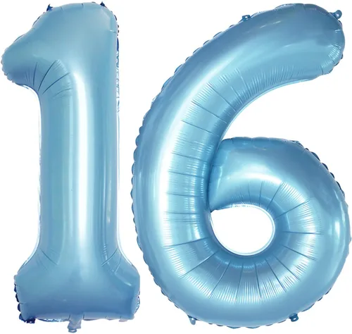 Miniatura 60 de Goer, conjunto de globos de papel aluminio para decoraciones de cumpleaños, globos de las letras de feliz cumpleaños y de números Oro