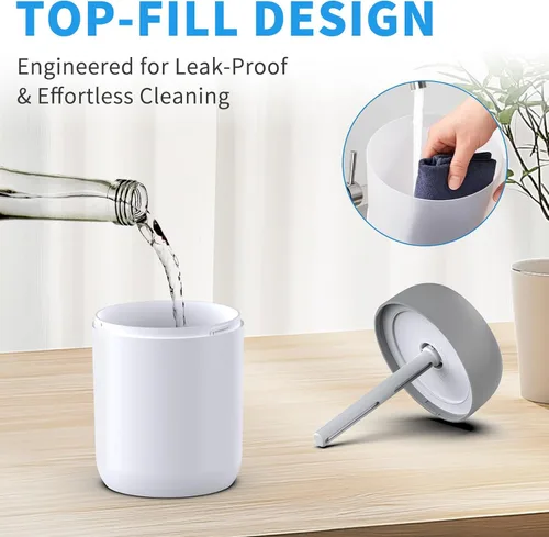 Miniatura 7 de Luces Nocturnas Humidificadores Para Dormitorio, Recargables USB, Luces LED Para Dormitorio, Humidificador Portátil De 4 Modos Adecuado Para Varias