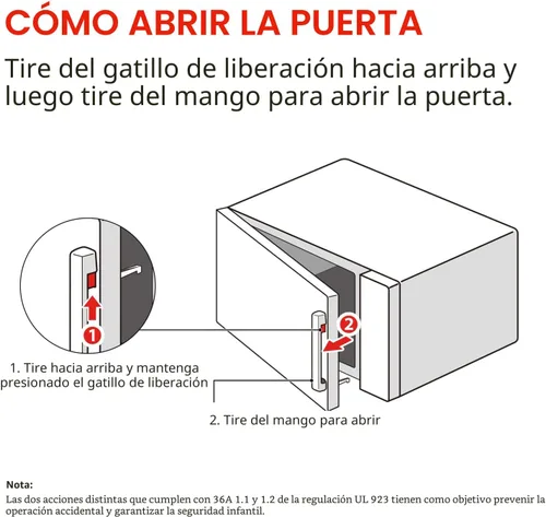 Miniatura 6 de TOSHIBA Combo de freidora de aire con horno de microondas inversor para encimera, serie MASTER, asado, convección, combinación rápida, incluso