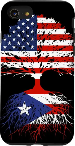 Miniatura 17 de Funda para iPhone 14 Puerto Rico Boricuas Roots Puerto Rico con bandera estadounidense