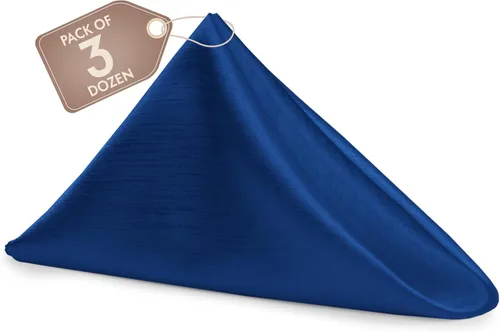 Miniatura 145 de Ultimate Textile -1 docena de servilletas reversibles Shantung Satin - Majestic - Servilletas de tela Majestic de 17 x 17 pulgadas, color marrón