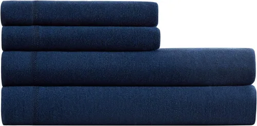 Miniatura 8 de Calvin Klein Home Modern Cotton Harrison - Sábana encimera de 1 pieza, tamaño King, algodón (Midnight)