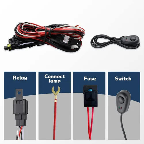 Miniatura 6 de Luz antiniebla LED compatible con Dodge Ram 2500 3500 2019 2020 2021 2022, montaje de luces antiniebla de parachoques delantero con soporte