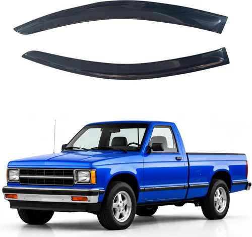 Miniatura 46 de IG - Visera para ventana para Ford Bronco y F150-F350 1980-1996, deflector lateral tipo cinta adhesiva, resistente, contra lluvia y viento