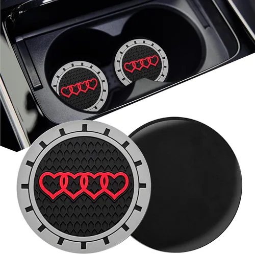 Miniatura 10 de Paquete de 2 posavasos de 2.75 pulgadas para Audi Jeep, Toyota, Honda, Ford, Chevy, GMC, Dodge, Subaru, Cadillace, Kia, Hyundai, Volkswagen, BMW