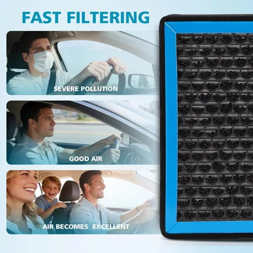 Miniatura 7 de CF10134 Filtro de aire de cabina HEPA para aire acondicionado con carbón activado, accesorios de filtro de aire de cabina de repuesto compatibles