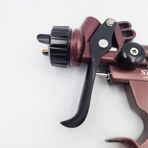 Miniatura 7 de HVLP 6800B pistola pulverizadora 0.051 in sin taza de lavado y adaptador herramienta de pintura spayer coche pistola de pintura de aire aerógrafo