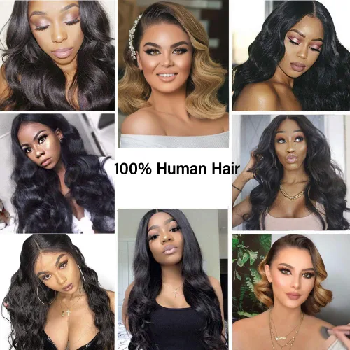 Miniatura 5 de Extensiones de cabello humano 12A ombré, ondulado, 4 paquetes cortos de 8, 8, 8, 8 pulgadas, extensiones de cabello virgen brasileño 100% sin