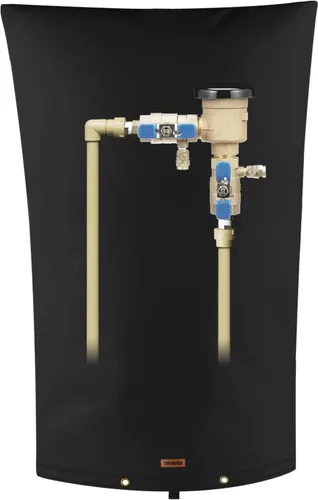 Miniatura 31 de TOHONFOO Cubierta aislante de tubería para prevención de reflujo (5 °F) – Bolsa aislada para válvula de riego – Cubierta de bomba de pozo de agua