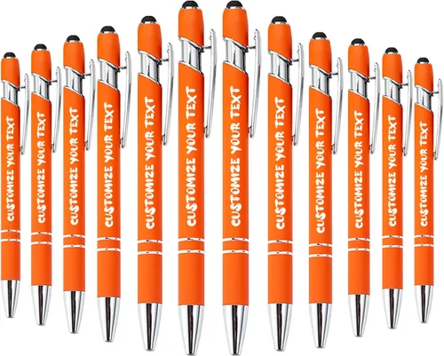 Miniatura 33 de AIFLM Bolígrafos personalizados con nombre a granel hasta 500 unidades de bolígrafos grabados gratis con tu nombre y texto para negocios