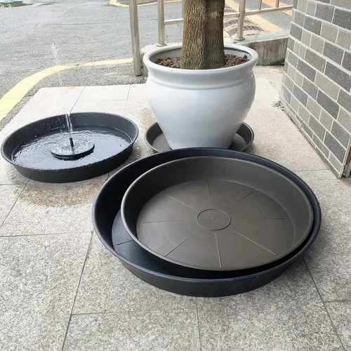 Miniatura 3 de Paquete de 2 cuencos para baño de pájaros de 14", 1,6" de profundidad, cuencos para baño de pájaros de plástico de 13, 14, 15, 16, 17, 20, 24