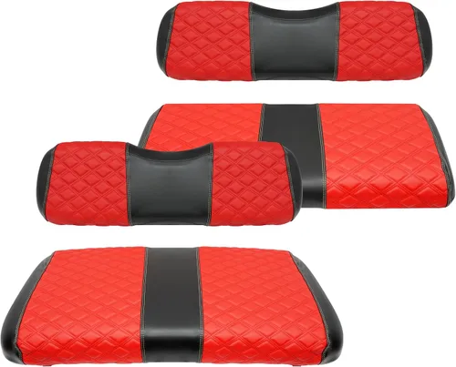 Miniatura 14 de Fundas de asiento de carrito de golf, delanteras y traseras, impermeables y resistentes al sol, de piel de vinilo de grado marino, accesorios