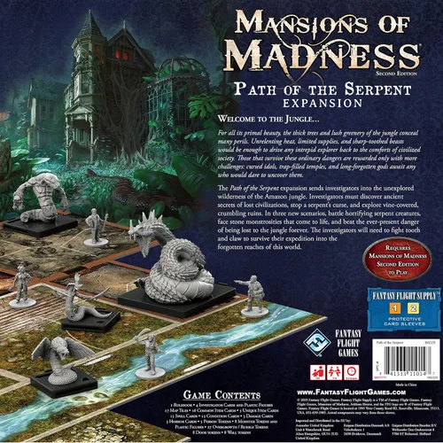 Miniatura 2 de Expansión Mansions of Madness Path of The Serpent - Conquista los peligros de la selva y descubre nuevos horrores. A partir de 14 años, 1-5
