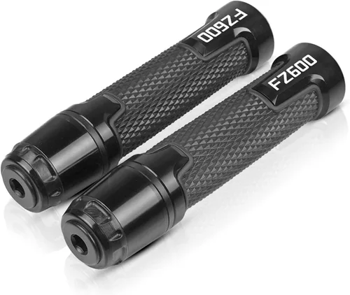 Tapón para manillar de motocicleta, pomos antideslizantes para mango de scooter extremos de manillar de mano de 7/8 pulgadas 0.866 in con logotipo