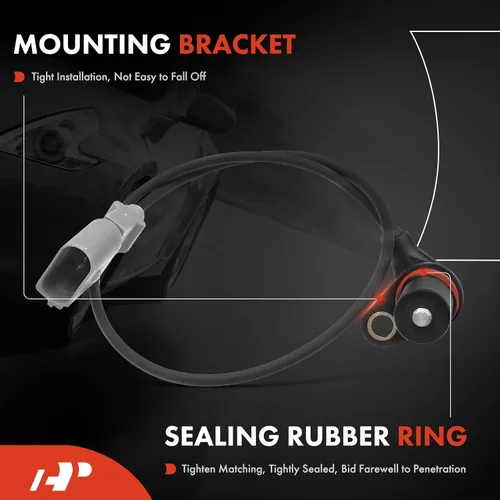 Miniatura 3 de A-Premium Sensor de posición del cigüeñal del motor compatible con Volkswagen Jetta 2000-2003, Beetle 2000-2005, Golf 2000-2004, CrossFox 2011, 1.6L