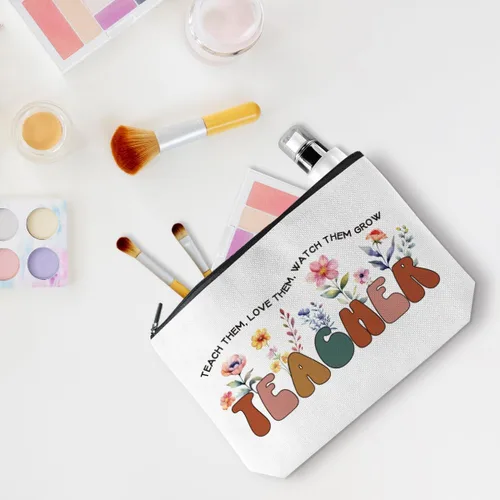 Miniatura 4 de Bolsa de maquillaje para enfermera, doctora, profesora, regalo de agradecimiento, bolsa de maquillaje para mujeres, compañeras de trabajo, regalos