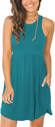 Miniatura 3 de HiMONE Vestidos de Vacaciones para Mujeres 2025 Vestido de Verano Vestidos Casuales de Verano para Mujeres Vestidos Casuales de Playa Petite